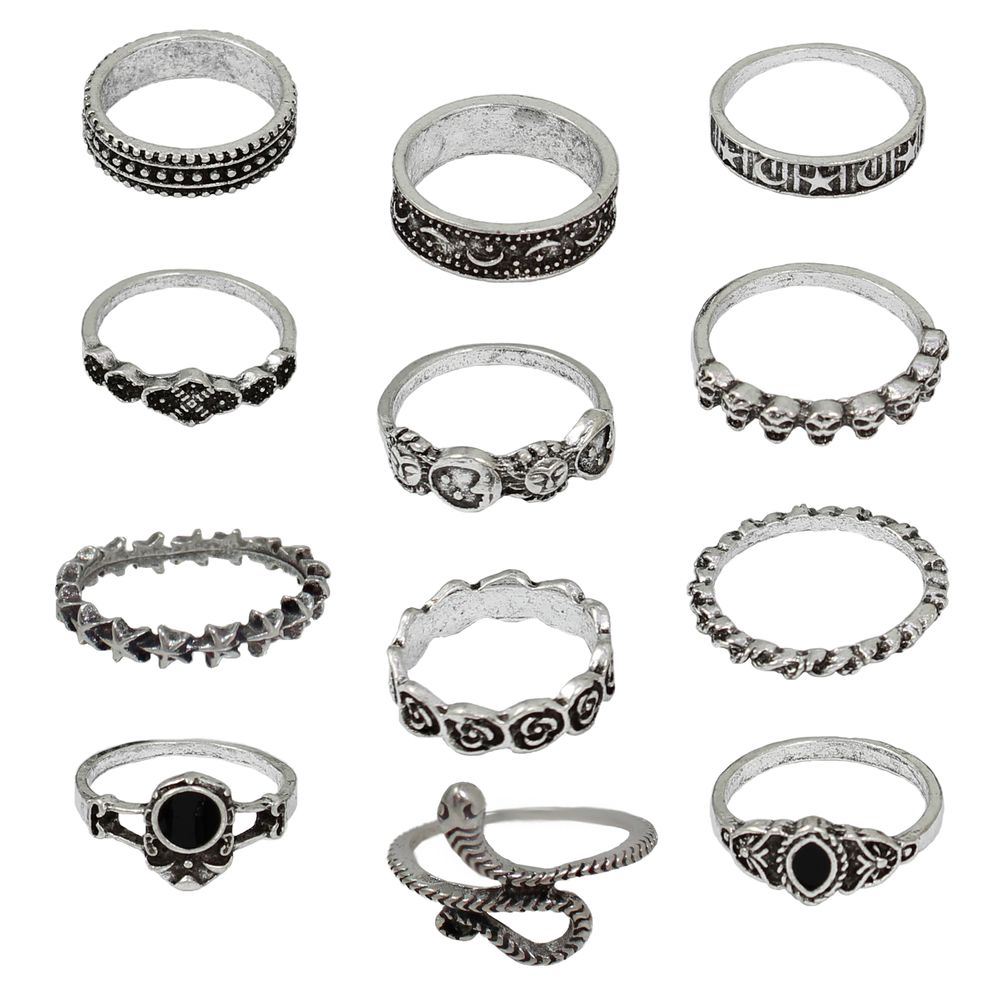 PACOTE COM 12 ANÉIS PANDORA VARIADOS - BIJUTOTAL - BIJUTERIAS NO ...